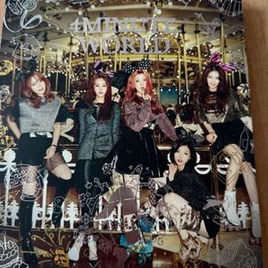 포미닛 4minute World 친필싸인 앨범 이미지