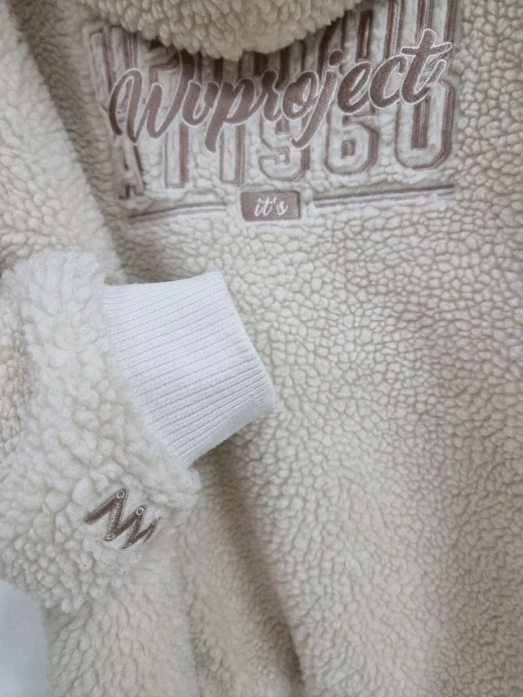 더블유브이프로젝트 양털후리스 후드집업 뽀글이자켓 퍼후드집업 이미지