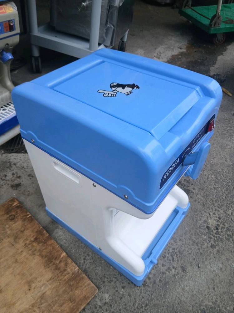 중고 A급 대한산업 코리아 자동 크러셔 빙삭기 DH-961A (업소용 팥빙수 기계 얼음 분쇄기) 이미지