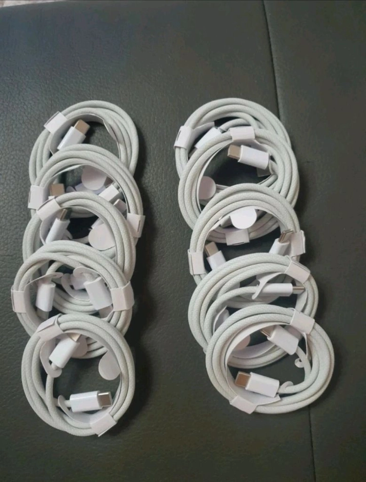 60w c to c 패브릭 충전 케이블 10개 일괄 이미지