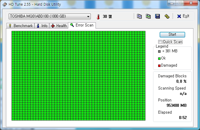 도시바 노트북용 1TB HDD 이미지