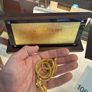 순금 목걸이 15돈+18k0.22 이미지