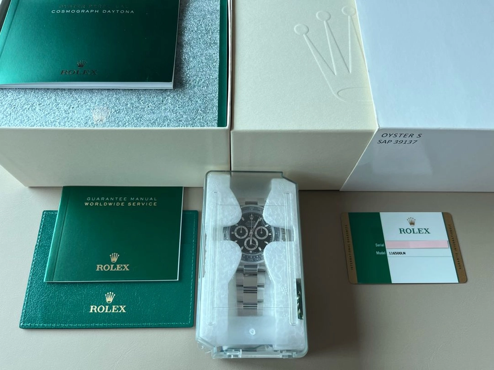 롤렉스 데이토나 검판 미사용(NOS)풀셋 이미지