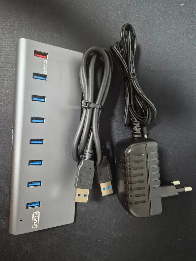 택포/319U3 USB3.0 알루미늄 8포트 스탠드형 USB허브 이미지