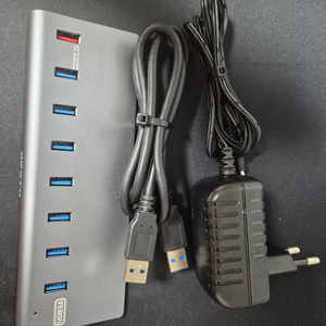 택포/319U3 USB3.0 알루미늄 8포트 스탠드형 USB허브 이미지