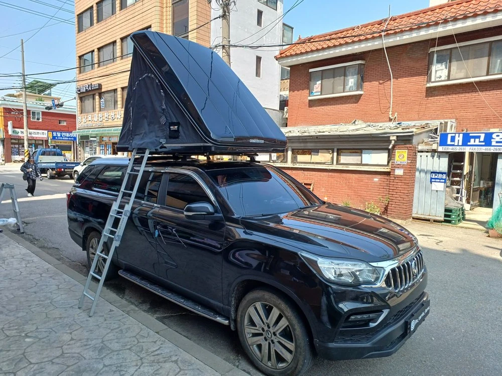 자동차검사 규제 풀림, 지붕위 다락방!아베나키 메세타 힐랜더 트랩오버랜드 루프탑텐트 새제품+가로바+어넥스 초특가 장 이미지