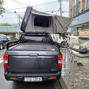 자동차검사 규제 풀림, 지붕위 다락방!아베나키 메세타 힐랜더 트랩오버랜드 루프탑텐트 새제품+가로바+어넥스 초특가 장 이미지