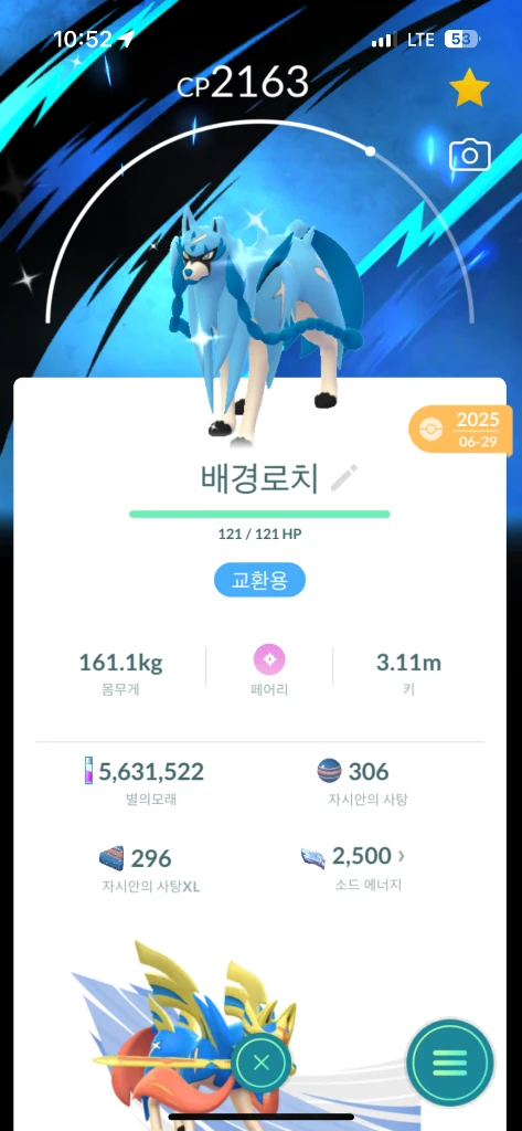 포켓몬고 배경 이로치 검왕 자시안 - 안심되는 중고거래