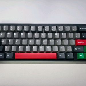 NEO65 블랙 풀알루미늄 커스텀 키보드 보강판 6종류 이미지