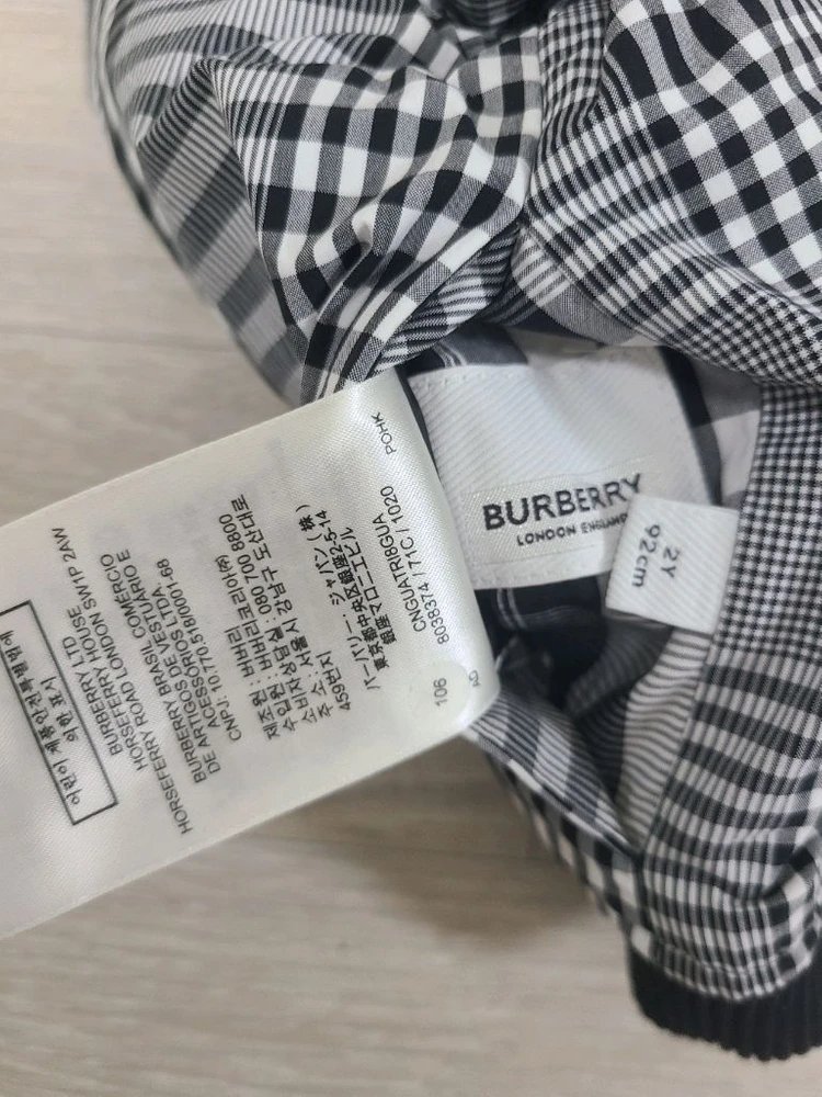 버버리 키즈 리버시블 자켓 양면 점퍼 2y 이미지