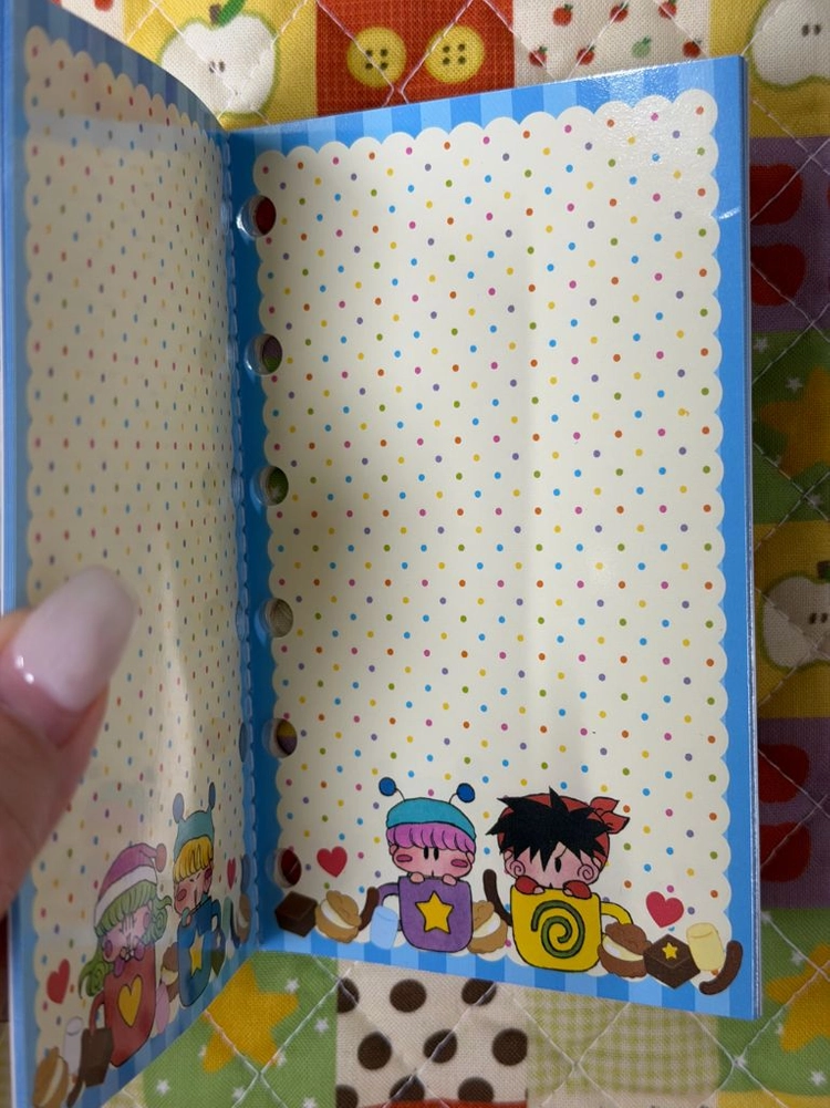 미르모퐁퐁퐁 6공 다이어리 바인더 속지 [일본정품 새상품] 이미지