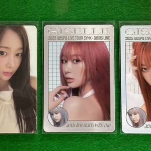 에스파 지젤 포카 3장 일괄 판매합니다 이미지