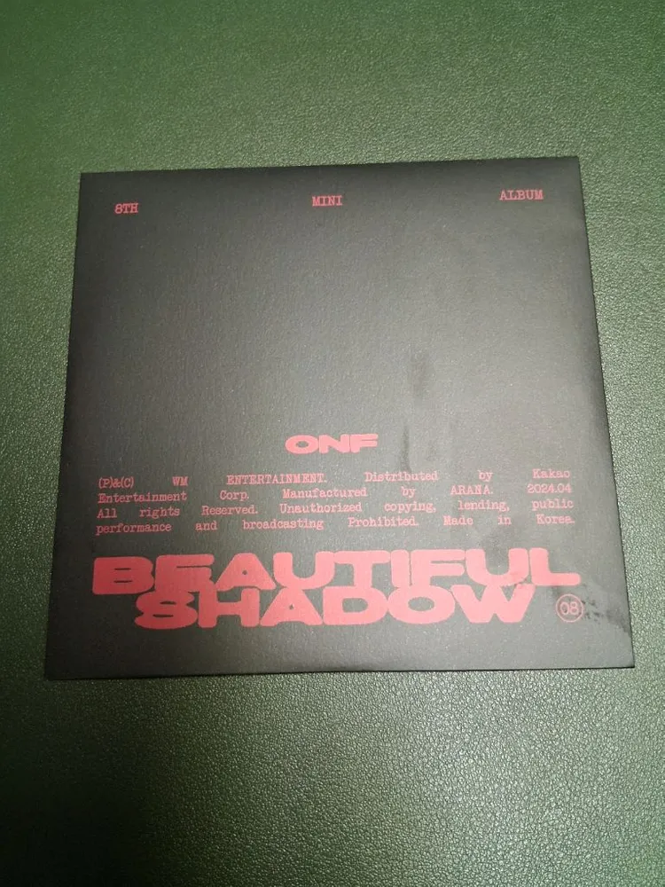 온앤오프 사인앨범 (ONF) (bye my monster 앨범) 이미지