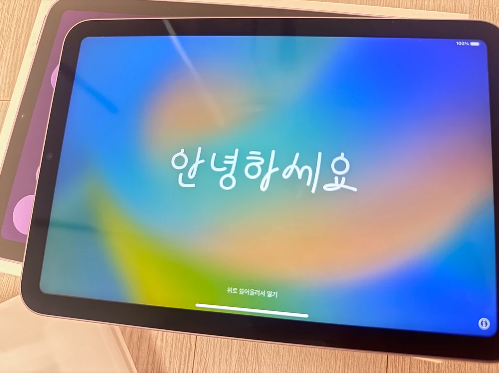 아이패드 미니6 256기가 퍼플 배터리 100프로 이미지