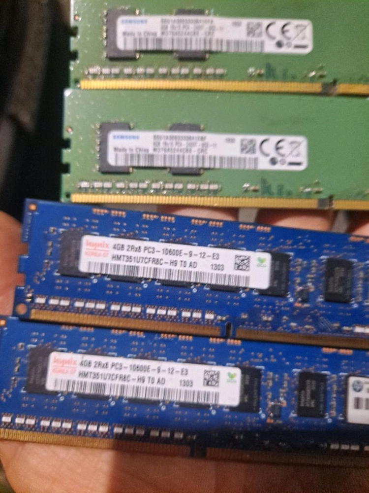 DDR4 메모리 4GB 2개 pc3 메모리4GB 2개 이미지