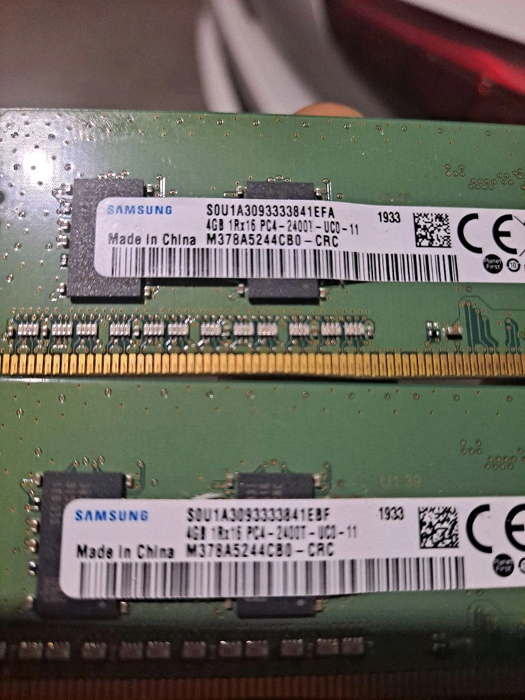 DDR4 메모리 4GB 2개 pc3 메모리4GB 2개 이미지
