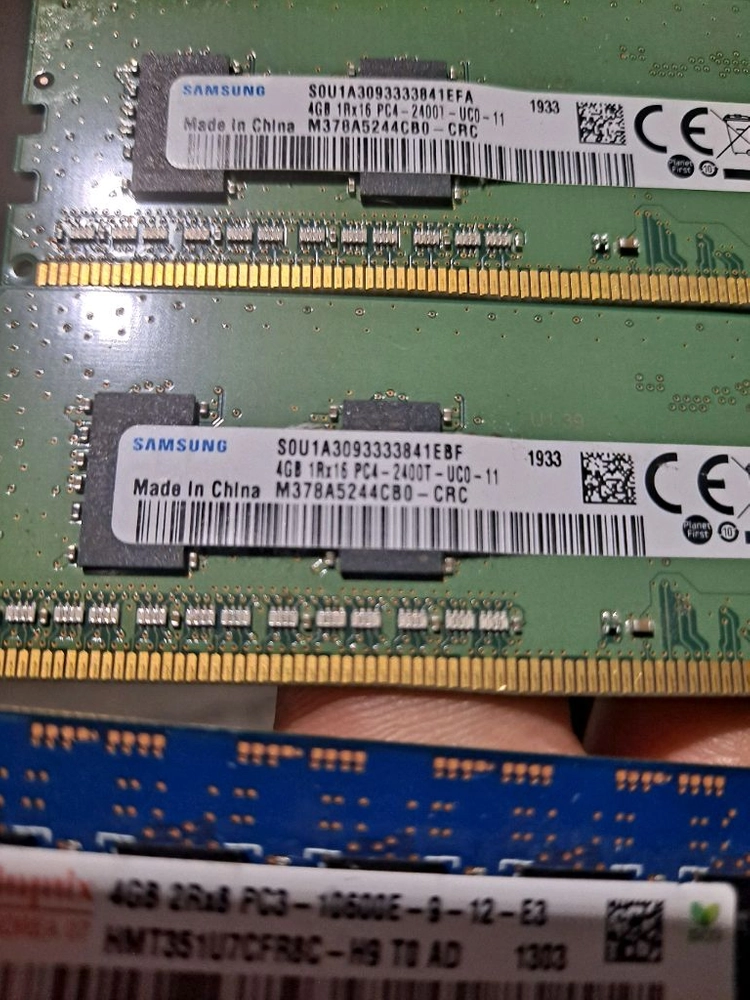 DDR4 메모리 4GB 2개 pc3 메모리4GB 2개 이미지