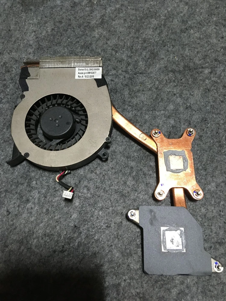 노트북 쿨링팬 방열판쿨러 BA62-00498A BA81-08475A 이미지