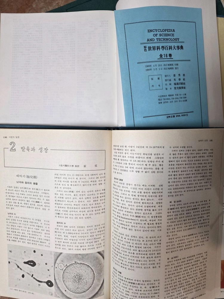 원색 세계과학백과대사전 광학사 15권 세트 배송비 포함 안전결제 가능 백과사전 중고책 이미지