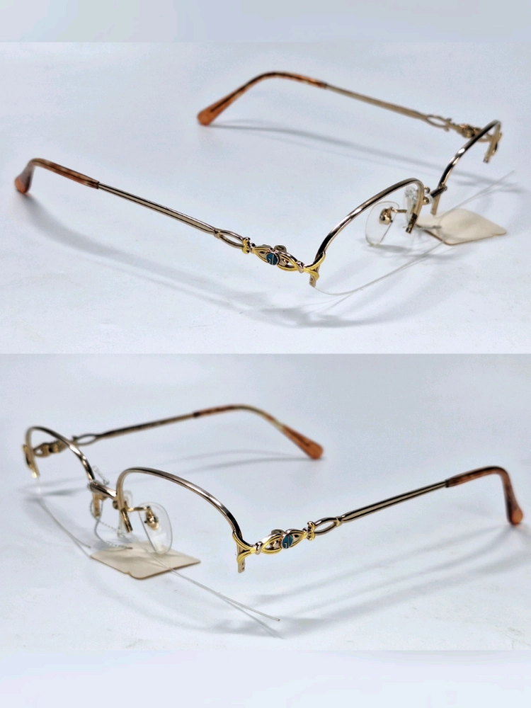 기 라로쉬 Guy Laroche GL-8004 안경테 54mm 티타늄 반무테 일본 빈티지 데드스톡 명품 수입 여성용 이미지