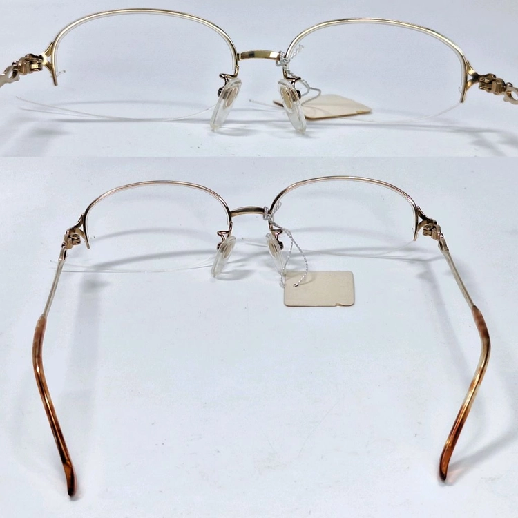 기 라로쉬 Guy Laroche GL-8004 안경테 54mm 티타늄 반무테 일본 빈티지 데드스톡 명품 수입 여성용 이미지
