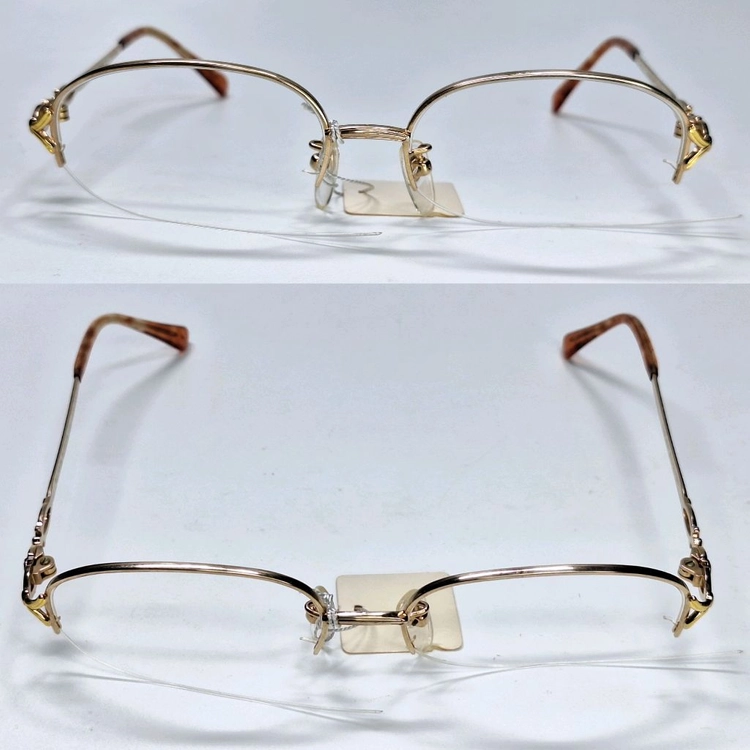 기 라로쉬 Guy Laroche GL-8004 안경테 54mm 티타늄 반무테 일본 빈티지 데드스톡 명품 수입 여성용 이미지