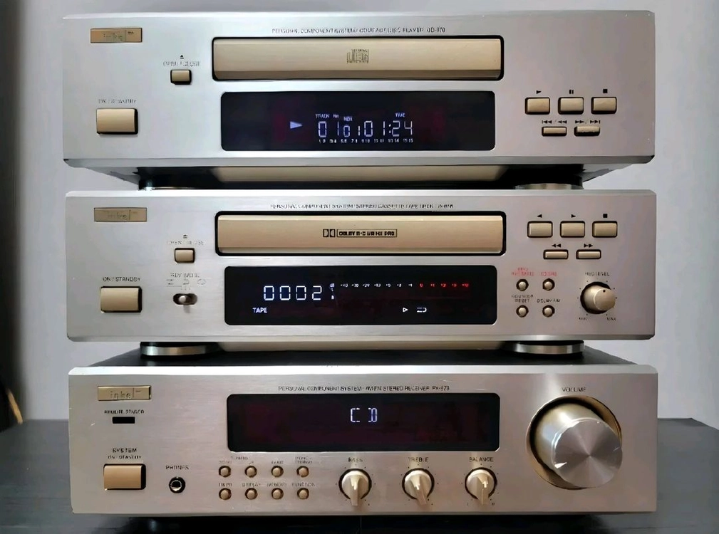 인켈 오디오 878세트,올 수리된 제품,리모컨 포함 이미지
