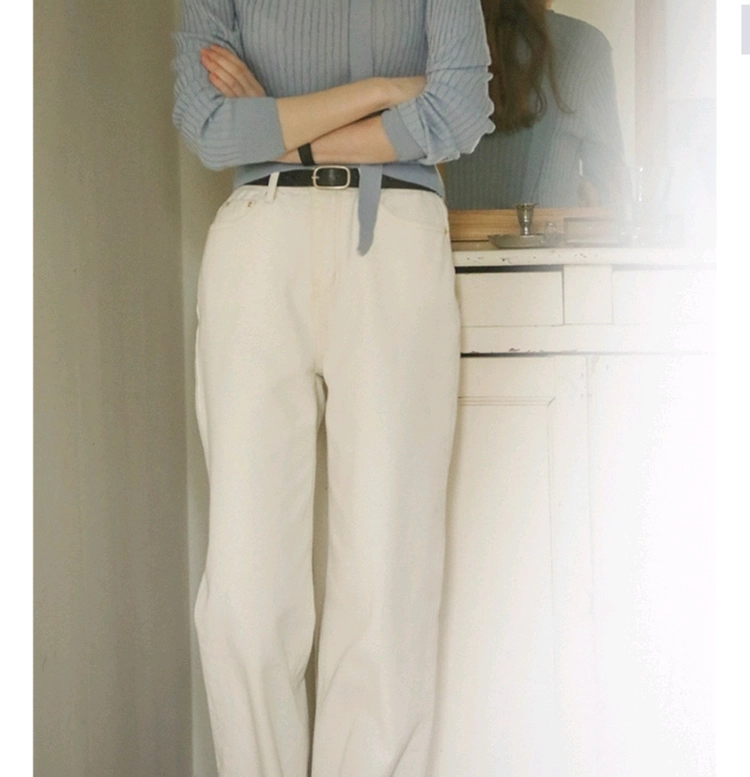 (새제품) TILLIDIE 틸아이다이 네츄럴 데님 팬츠 S 이미지