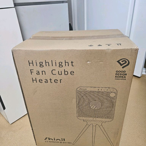 신일 팬 큐브 전기 히터 SEH-F600JL 미개봉제품 (게시글 필독) 이미지