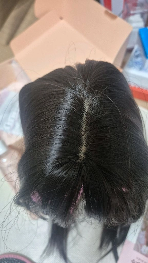 핑크에이지 완수제 통가발(다크브라운) 이미지