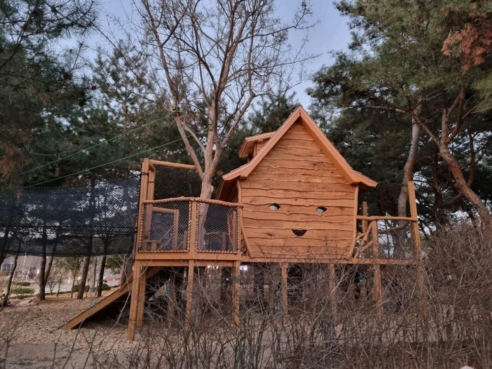 전시용으로 사용한 트리하우스 팝니다 이미지