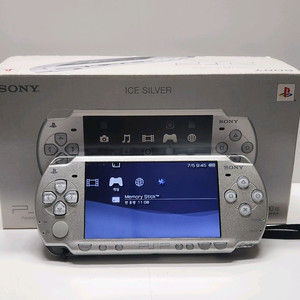 PSP2000 아이스실버 일본판 본체 외 이미지