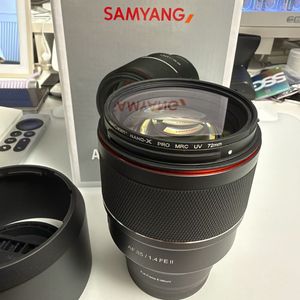 삼양 85mm 1.4 II 소니마운트 팝니다 이미지