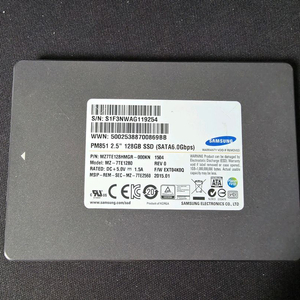 삼성 PM851 128GB SSD 팝니다 이미지