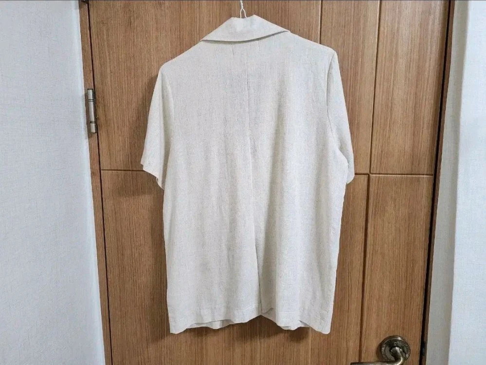 (55)여성 지센 반팔 자켓 여름 이미지