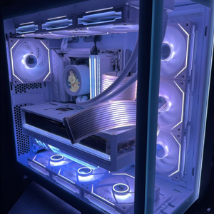 9800X3D RTX 5090 B850 화이트 1000w 리안리세팅 화이트 데스크탑 화스트랄 RTX5090 이미지