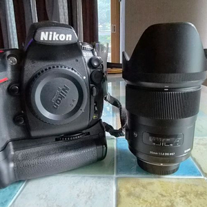 니콘 D700카메라 + 시그마35mm 렌즈 세트 이미지