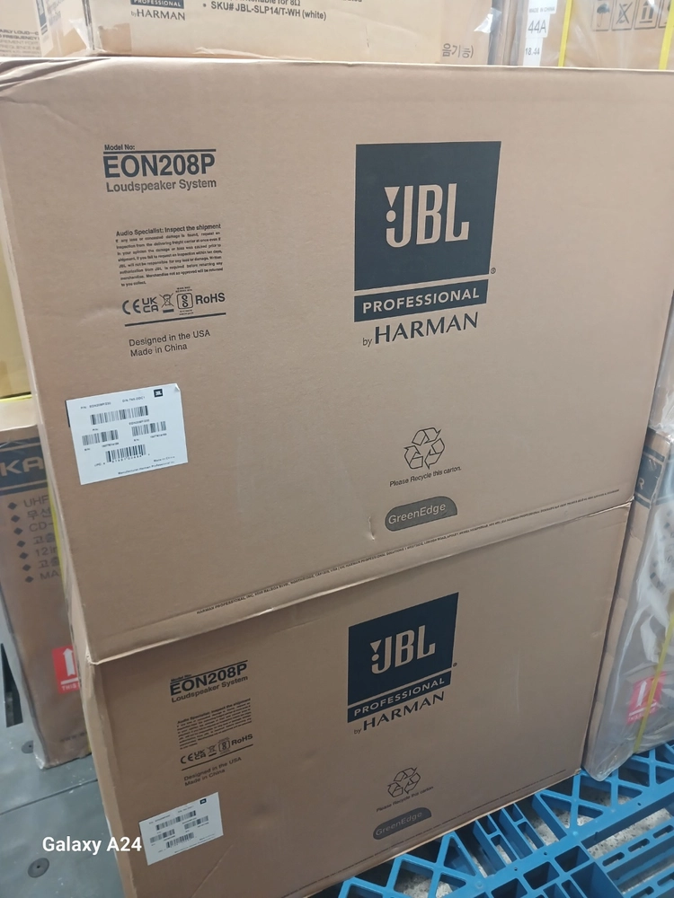 JBL EON208P 국내 정식 수입 정품을 중고나라판매가 118만원 보다 저렴하게 판매합니다 이미지