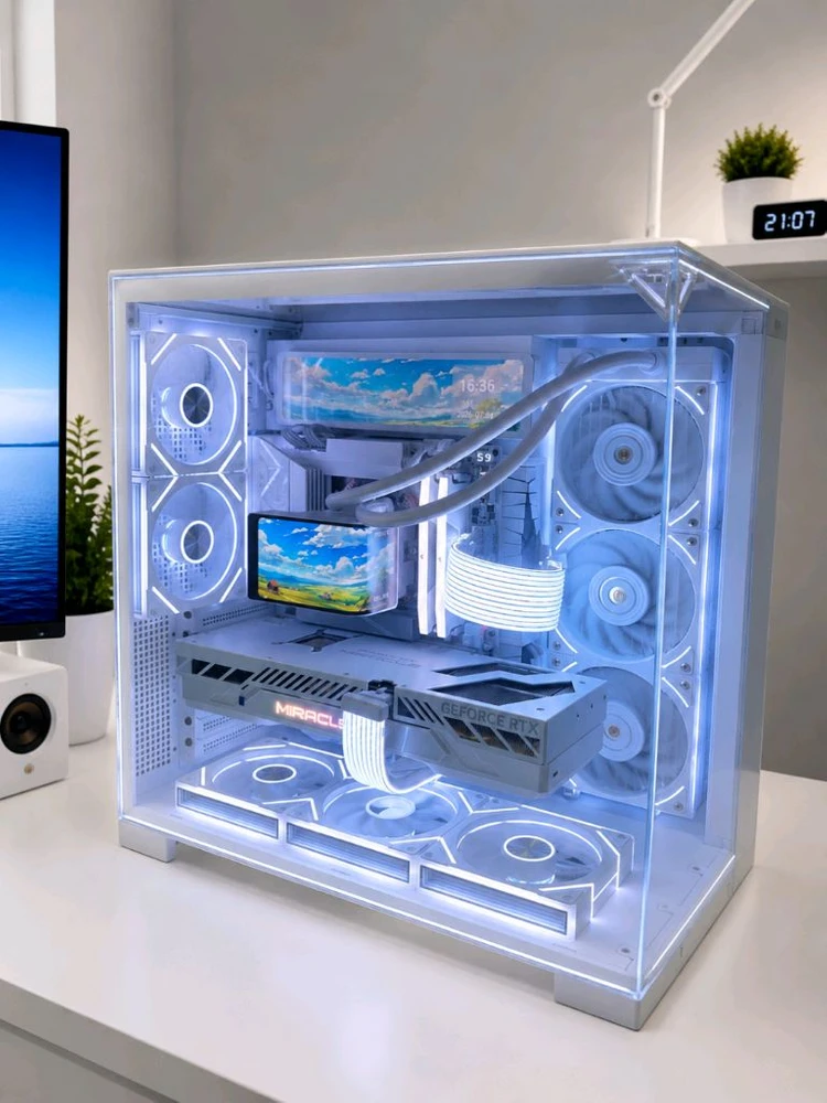 라이젠9 9950X3D RTX5080 화이트감성PC 팝니다 이미지