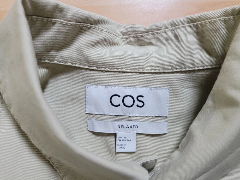 COS 릴렉스드 코튼 오버핏 셔츠 XS(95~100) 팝니다. 이미지