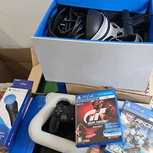 플스4프로 PS4 PRO + VR 건콘 및 풀세트(거치대포함) + VR게임 바하 그란투리스모 등 5종세트 이미지
