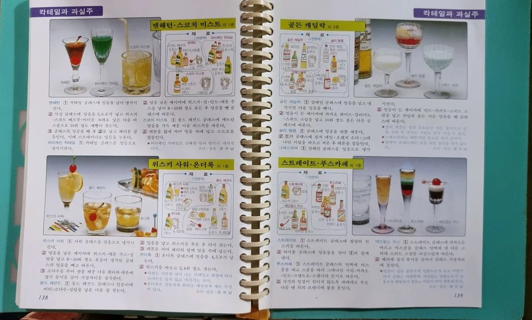 요리책 세트 이미지