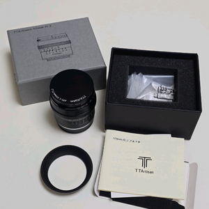 TTArtisan TT아티산 50mm F1.2 후지필름 X 마운트 MF 렌즈 이미지