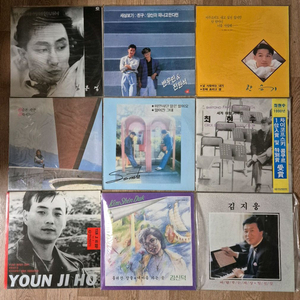 레코드판ㆍ김홍경, 한승기, 윤지호등 LP 9매 이미지