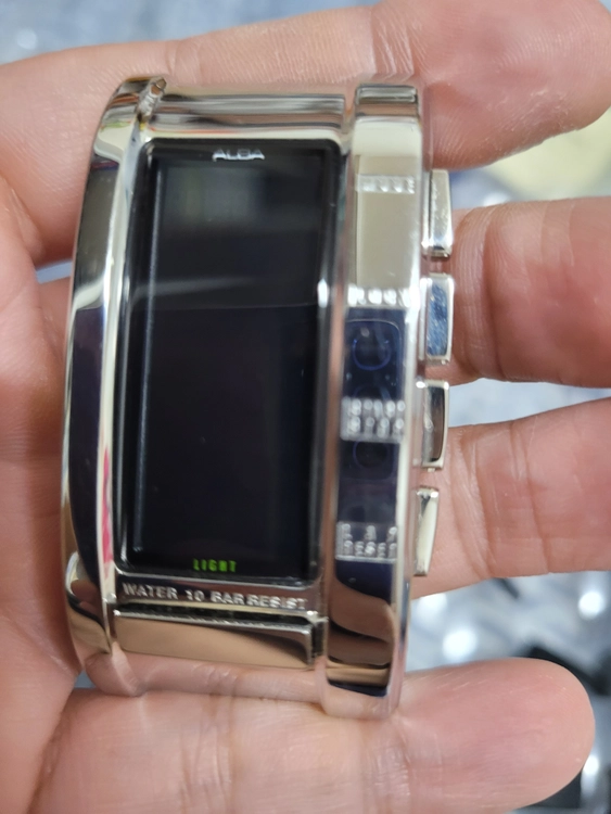 SEIKO ALBA 세이코 알바 퓨쳐웹 은장 본체만(줄없음) W440-X002 센텀롯데정품풀셋(알바웹중가장이쁨비쌈) 이미지