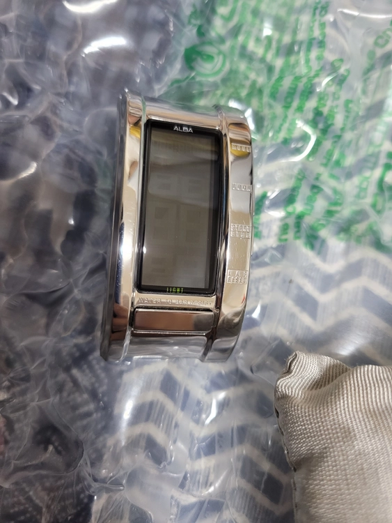 SEIKO ALBA 세이코 알바 퓨쳐웹 은장 본체만(줄없음) W440-X002 센텀롯데정품풀셋(알바웹중가장이쁨비쌈) 이미지