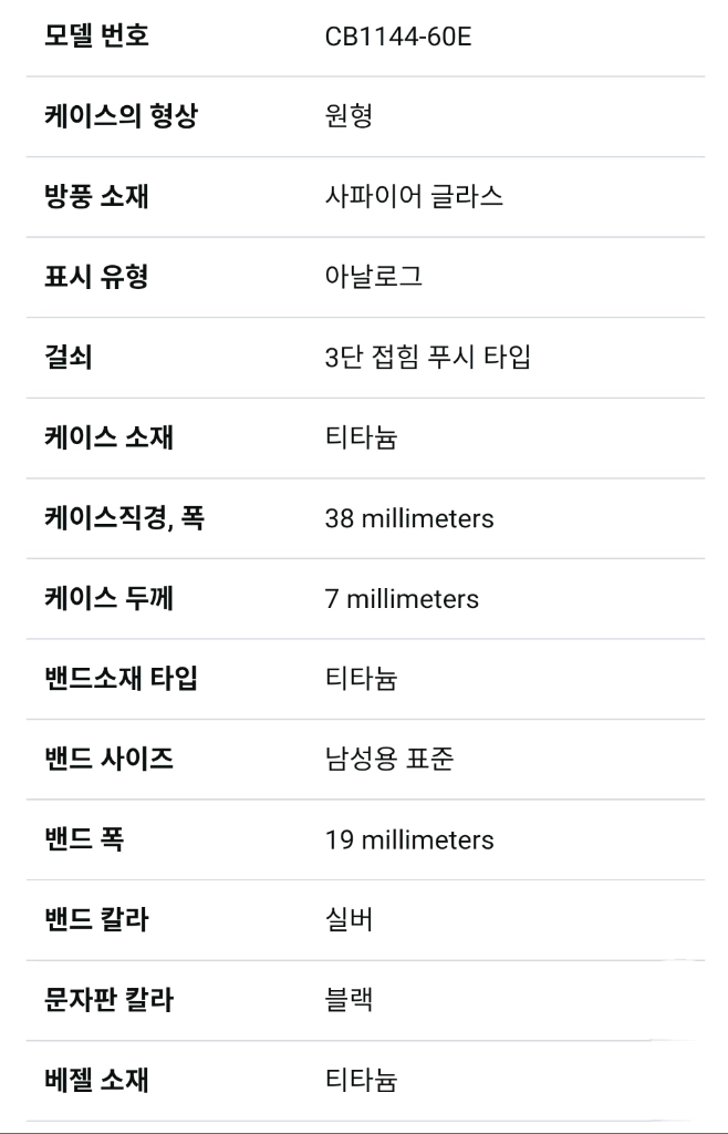 [새상품] 시티즌 익시드 한정판 판매합니다. 이미지