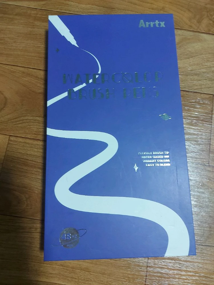 수채화 브러시 펜 이미지