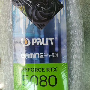 미개봉 새상품 팰릿 RTX 5080 게이밍 프로 판매 이미지