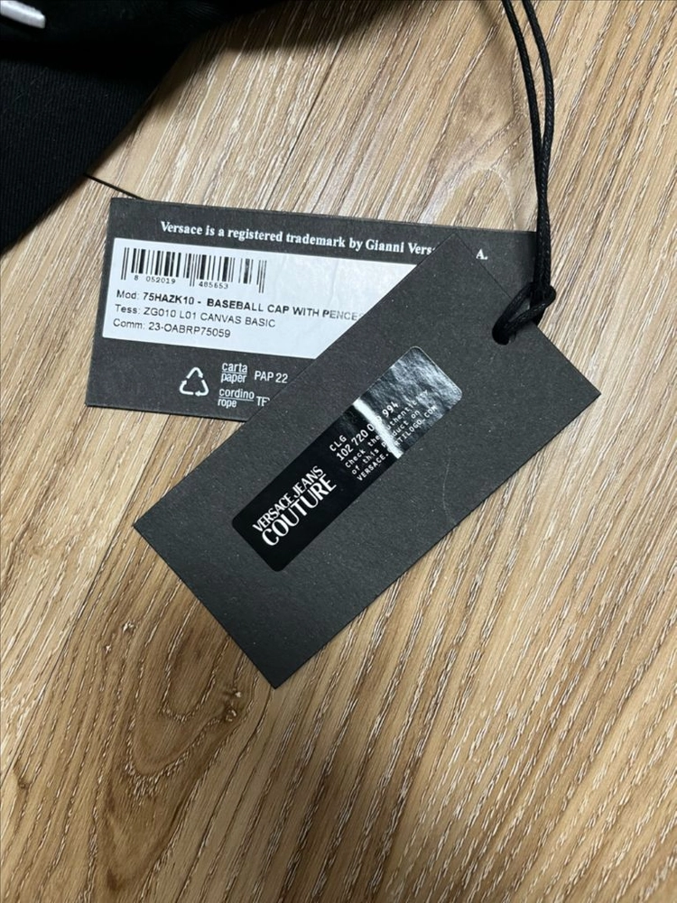 (새상품) 베르사체 진스 꾸뛰르 볼캡 이미지